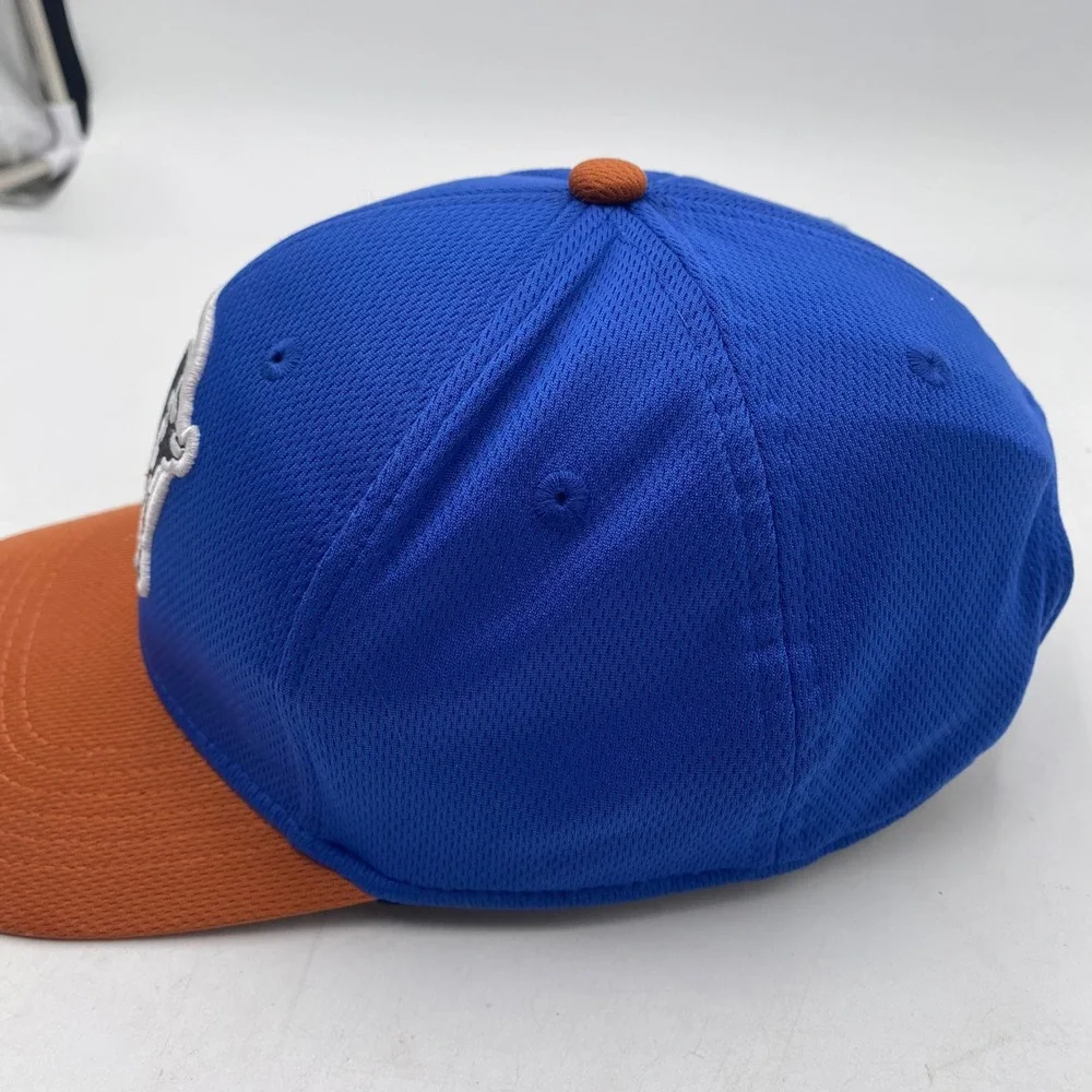 DURHAM BULLS OC Sports Mesh Baseball Hat Youth Blue‎ Orange Embroidered MiLB Cap